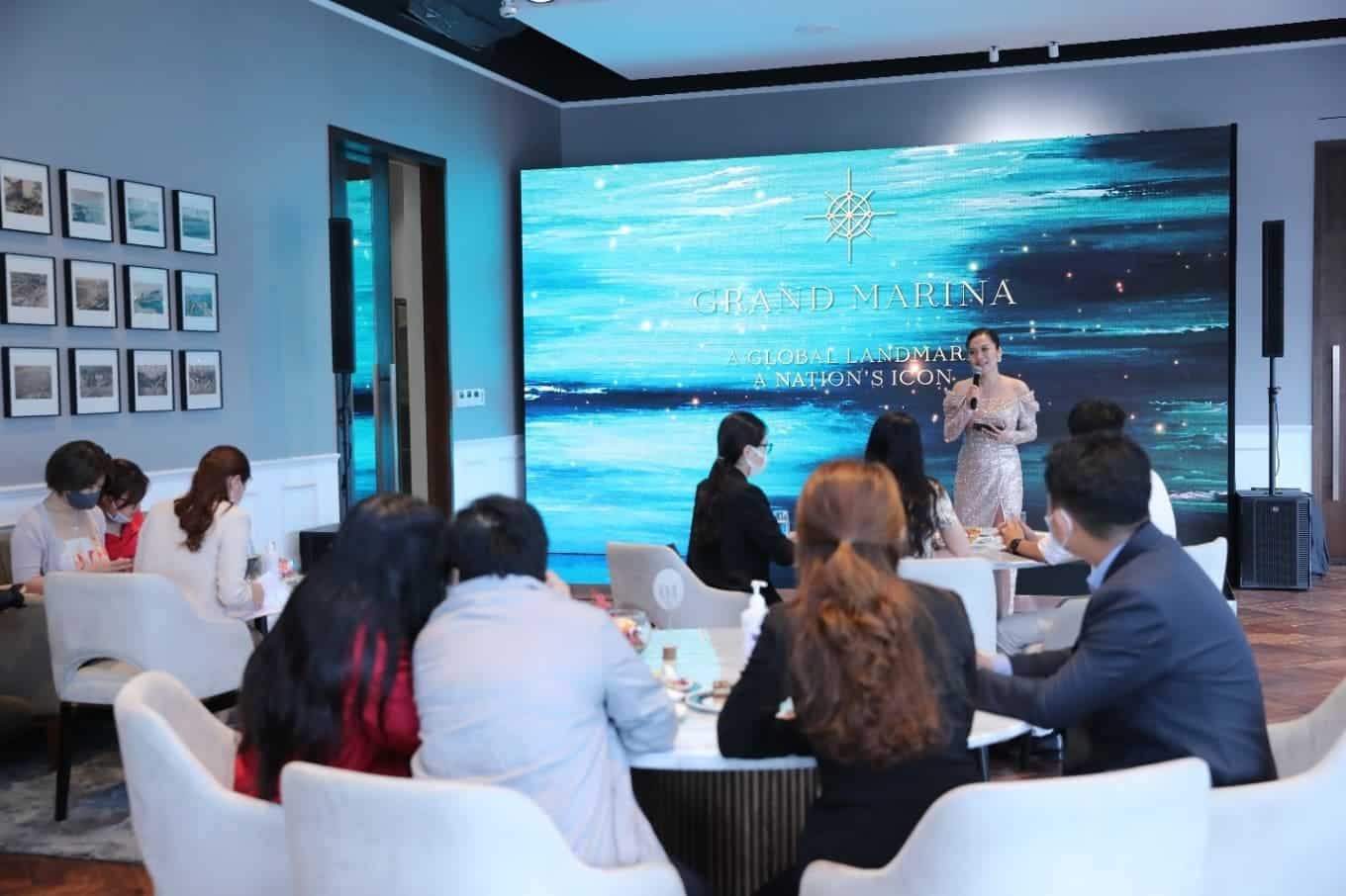 Triển lãm kết hợp ra mắt chính thức Grand Marina tại Việt Nam, hôm 15/5.