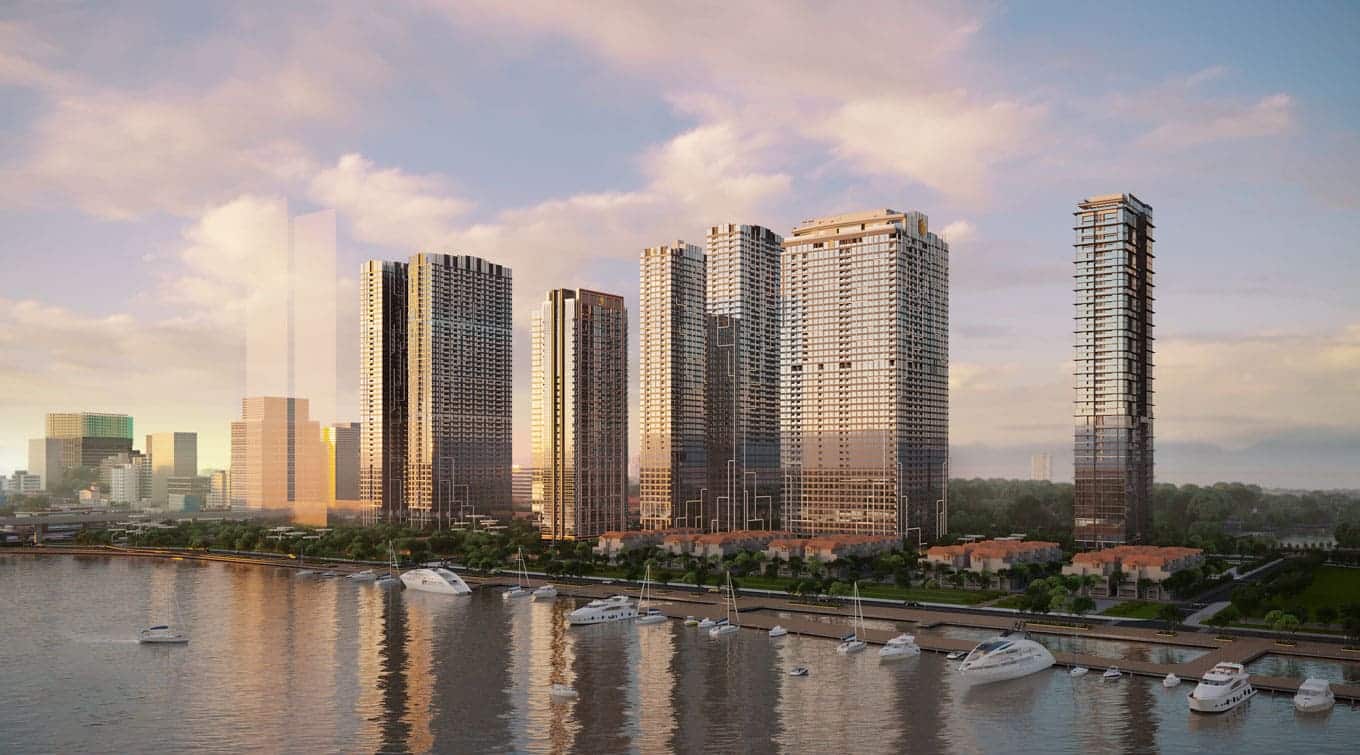 Khu phức hợp ven sông Grand Marina, Saigon.