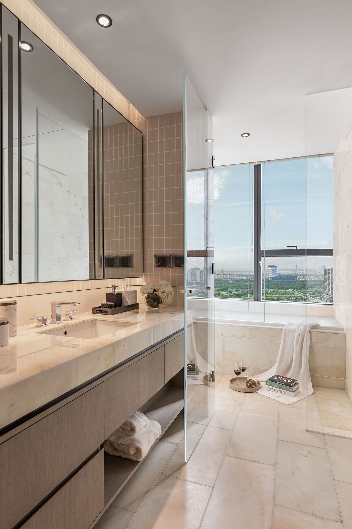 Khu căn hộ hàng hiệu Marriott thuộc dự án Grand Marina Saigon sắp bàn giao.