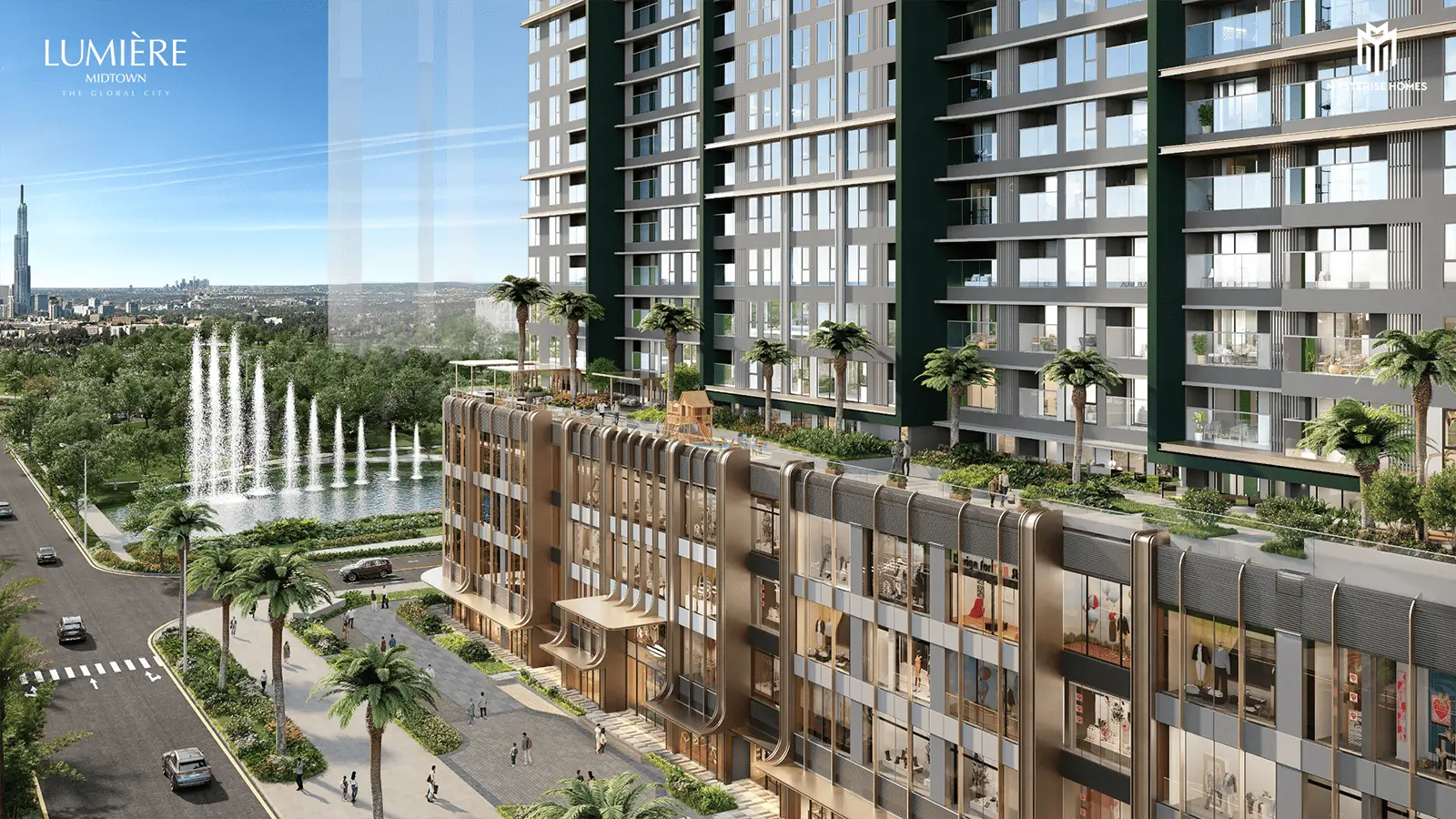 LUMIÈRE Midtown – Biểu tượng sống đẳng cấp giữa TP. Hồ Chí Minh tại The Global City.