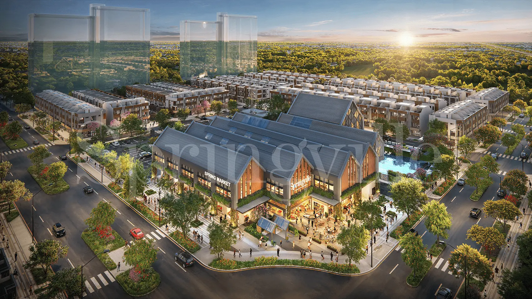 Spring Ville – cộng đồng sôi động, tiện nghi với tiện ích quốc tế tại Nhơn Trạch, Đồng Nai.