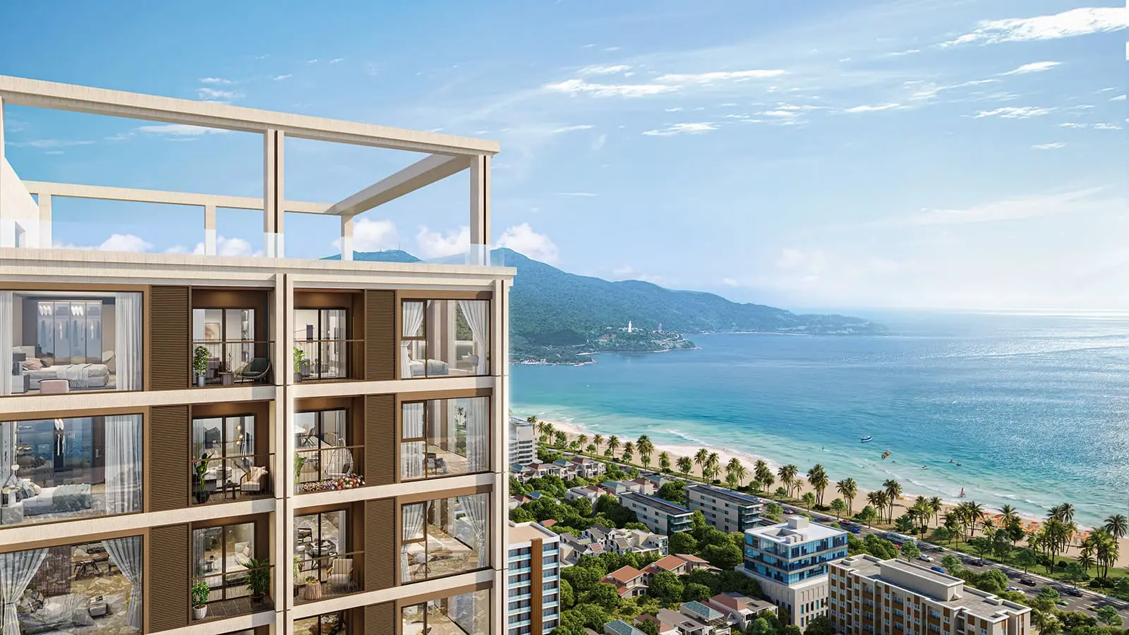Sun Costa Residences Đà Nẵng – Nơi kết nối với biển Mỹ Khê tuyệt đẹp và trung tâm du lịch sầm uất.