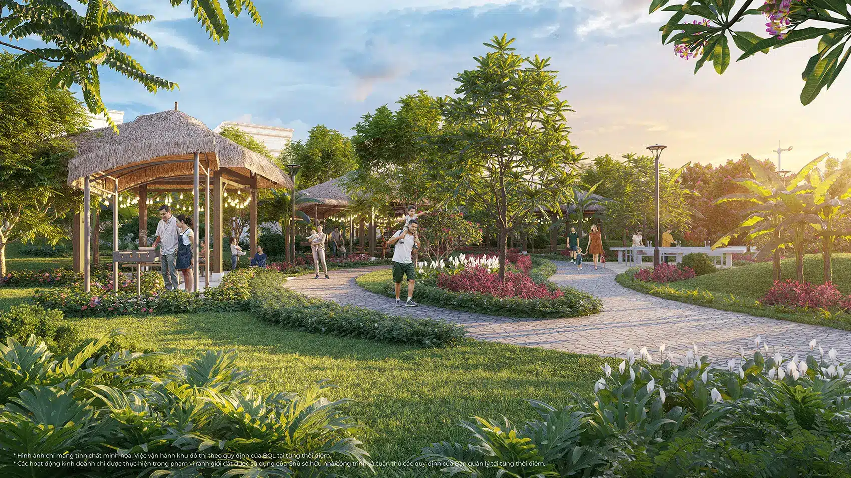 Công viên sinh thái hiện đại tại Vinhomes Green City mang đến cuộc sống trong lành và tiện nghi cho cư dân.